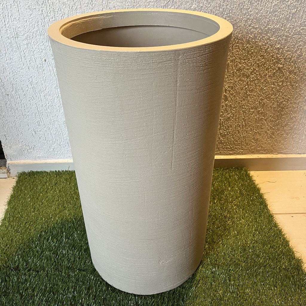 Vaso Decorativo Polietileno para Plantas Cilindro Medidas G 70x39x39cm