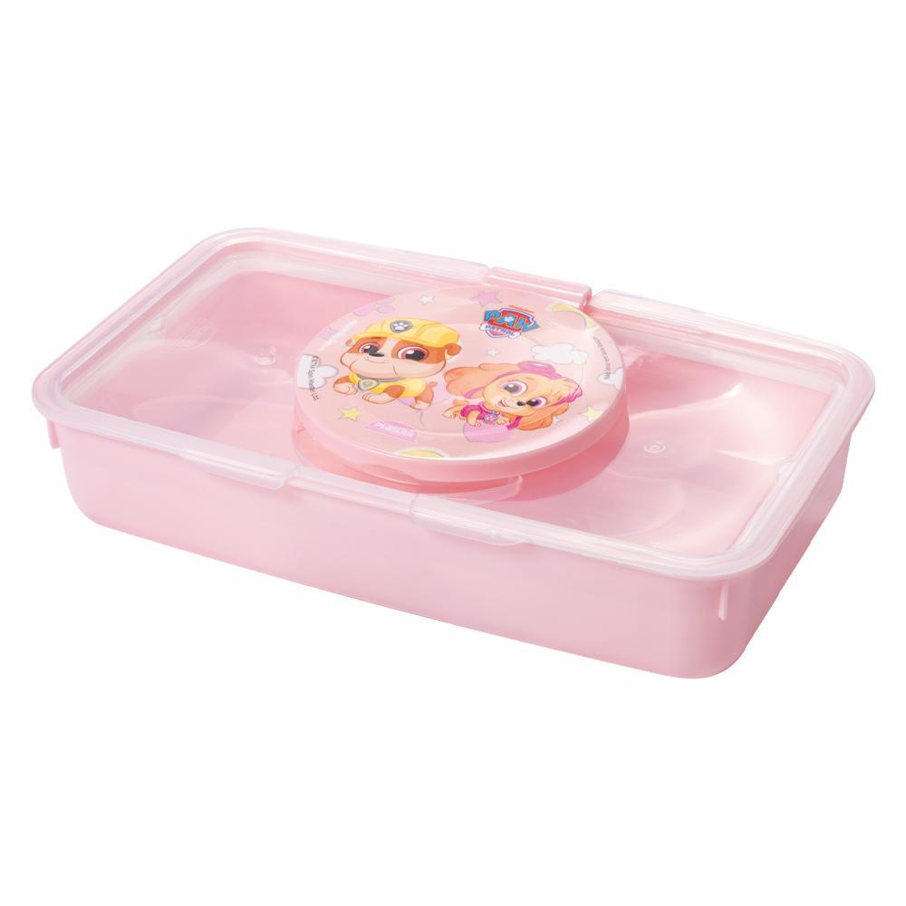 Porta Lenço Umedecido Patrulha Canina Baby Rosa Plasútil