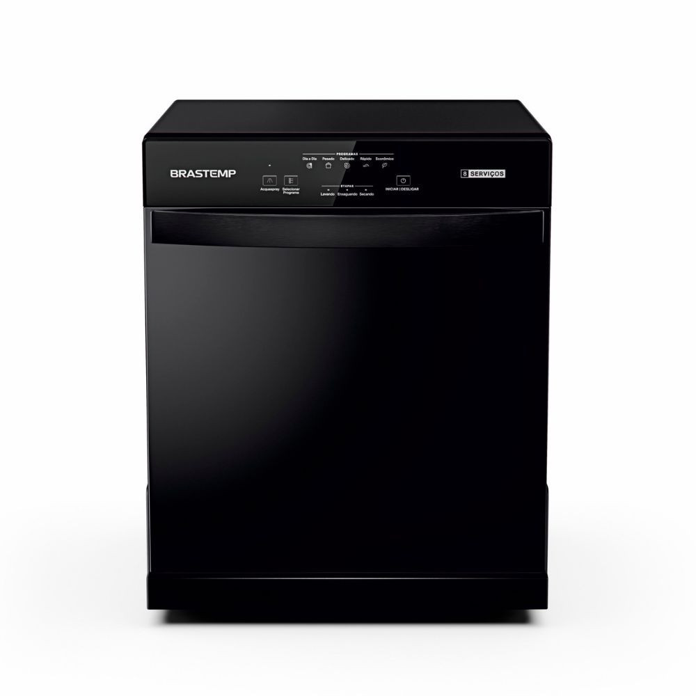 Lava-Louças Brastemp 8 Serviços Modelo Preto BLF08AE