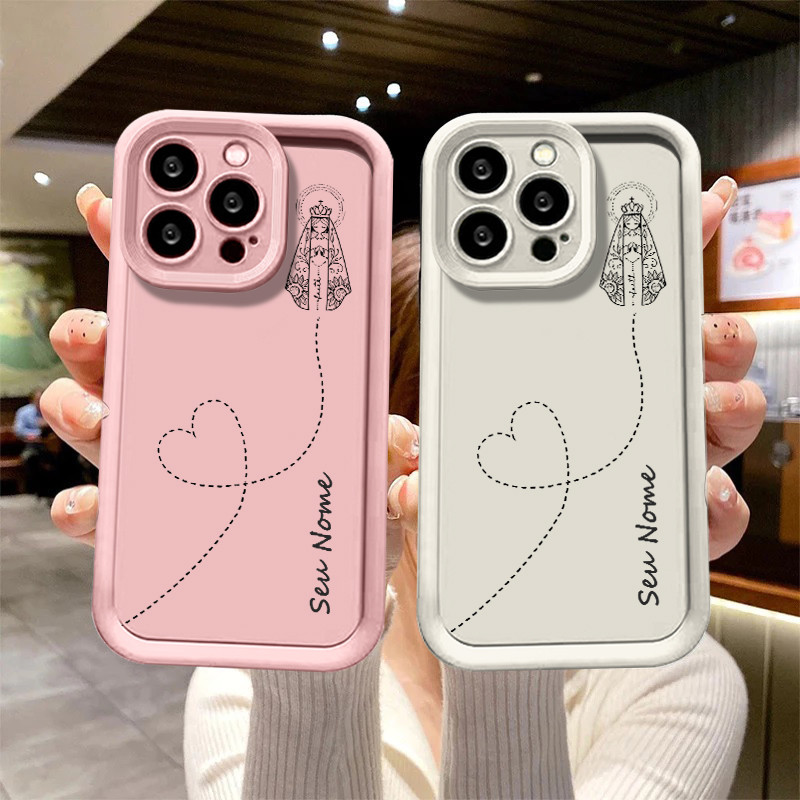Capinha Capa Com personalizado Nossa Senhora Para Xiaomi Redmi Note13 12 11 9 10 10C 14C 9a case redmi note 14 pro