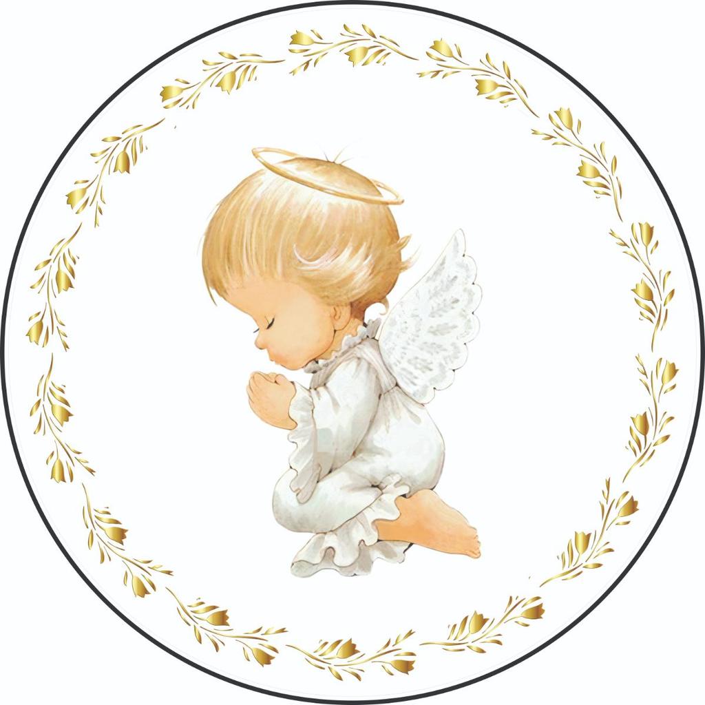 Capa Mini Painel 50x50 Personalizada  Festa na Mesa e Decoração BATIZADO 2