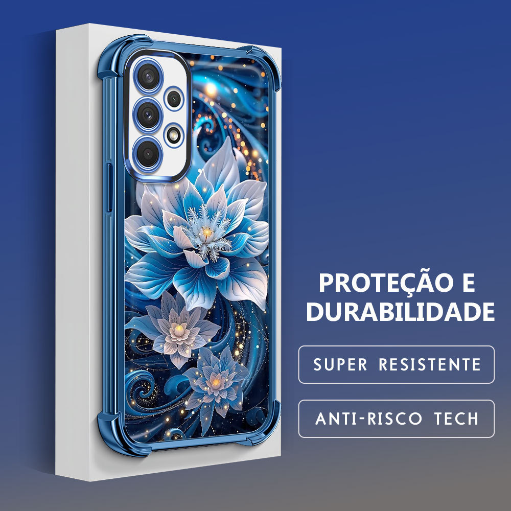 Capa Macia Luxo Para Samsung Galaxy A32 4G Telefone Capinha Capas Anti Impacto Choque Case Transparente 0990 FS