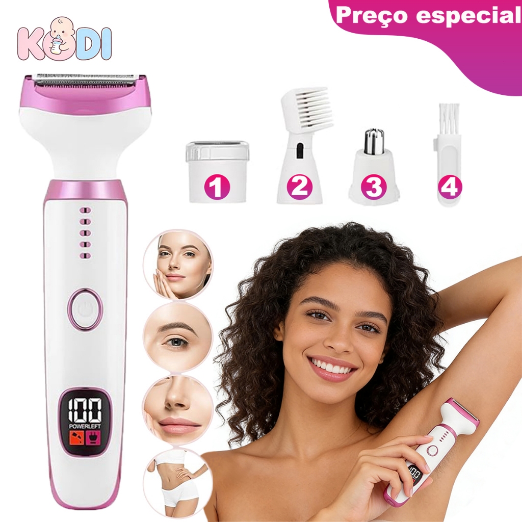 Aparador Barbeador Removedor Multi-funcional 5 Em 1 De Axila Pêlos Sobrancelha El/Depilador Feminino Lady Shaver--M7