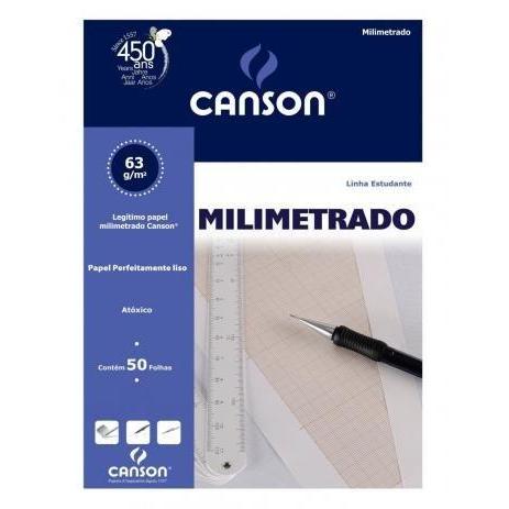 BLOCO MILIMETRADO A4 63GR C/50FLS - 66667083