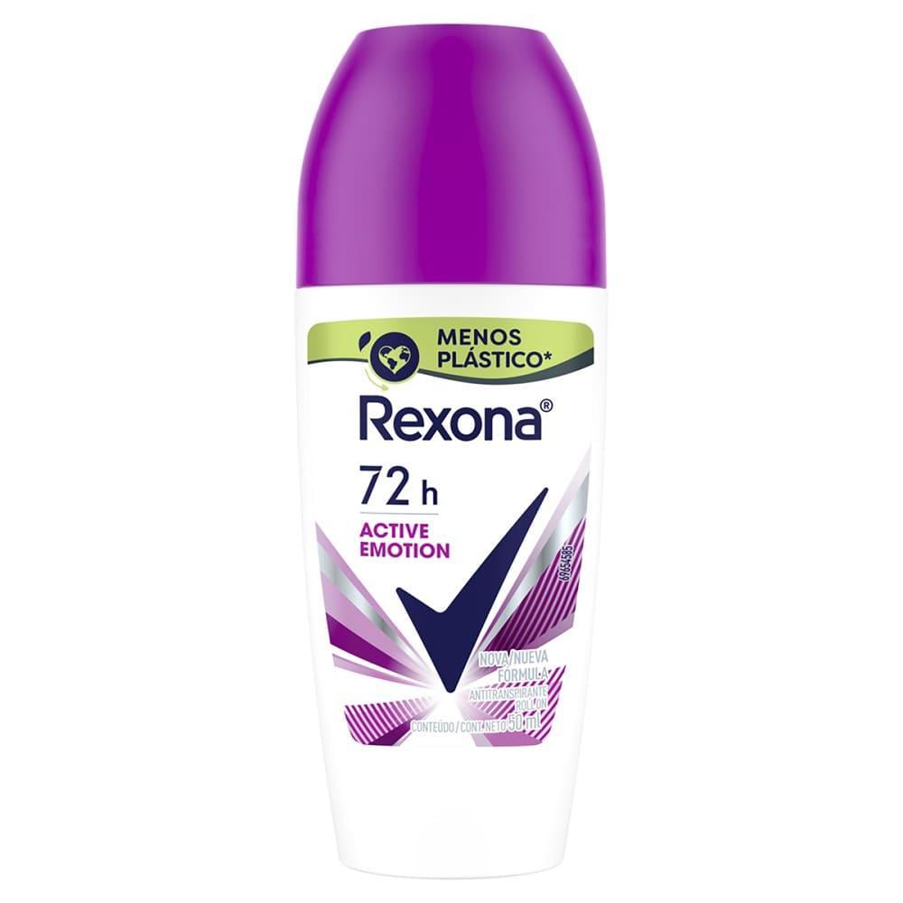 DESODORANTE REXONA FEMININO ROLL ON ACTIVE EMOTION 50ML