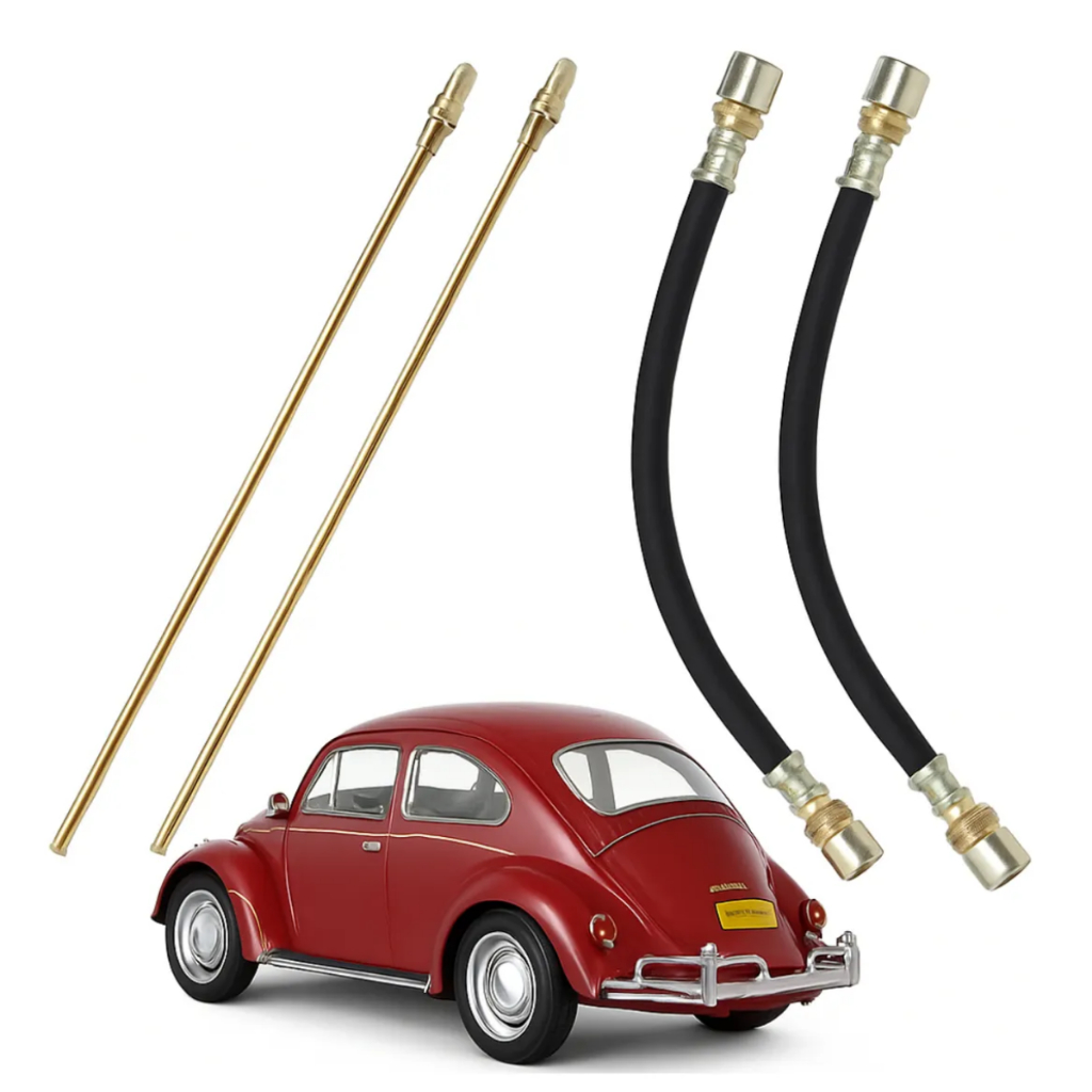 Cano Freio + Flexivel Roda Traseira Fusca Todos