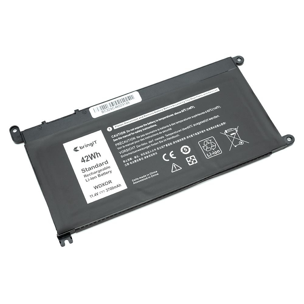 Bateria Notebook Dell Latitude 14 3400 P111g 42w Wdx0r Cor Da Bateria Preto