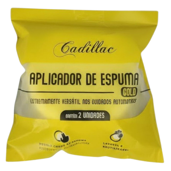 Aplicador de Espuma Amarelo Gold Pack 2und Cadillac