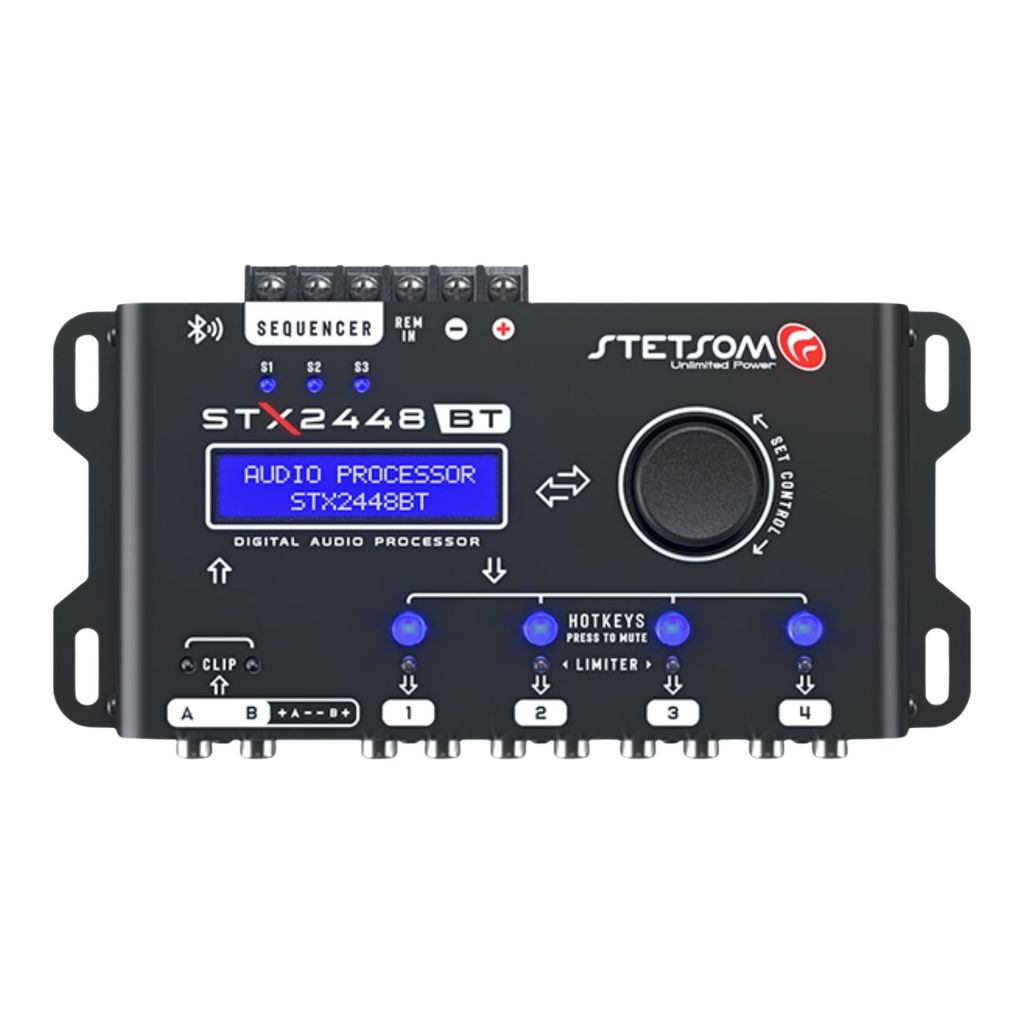 Processador Crossover Digital Stetsom Stx2448 Bt Equalizador