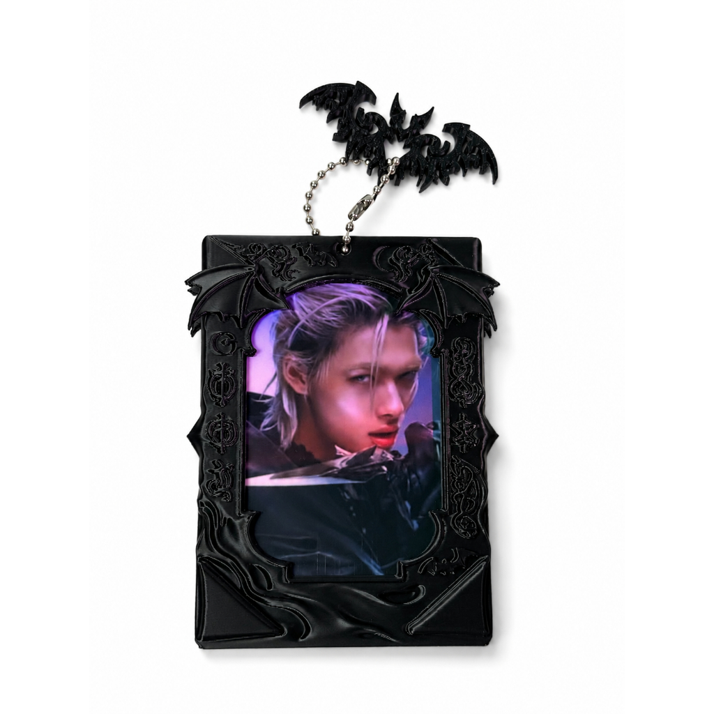 Photocard Holder enhypen Kpop Gótico Com Corrente De Seleção