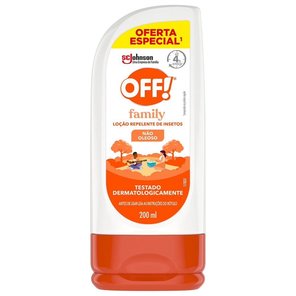 Repelente Off Family 200ml Loção