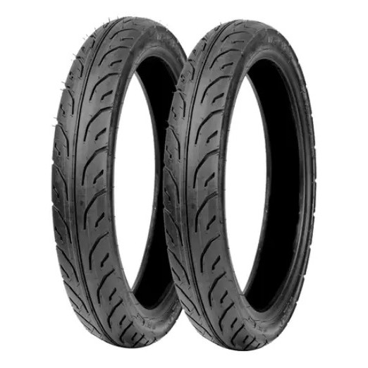 Par Pneu Kenda 80/90-16 + 70/90-16 Yamaha Neo 115 Sem Câmara Aro 16