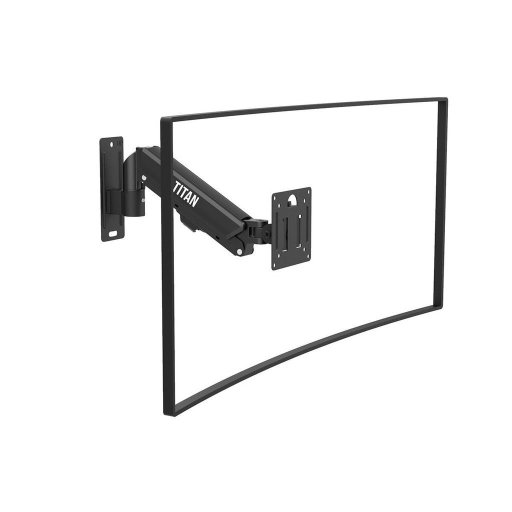 Suporte de Parede Dr. Office Titan Z105, Articulado, Com Pistão, Para Monitores de Até 32 Pol