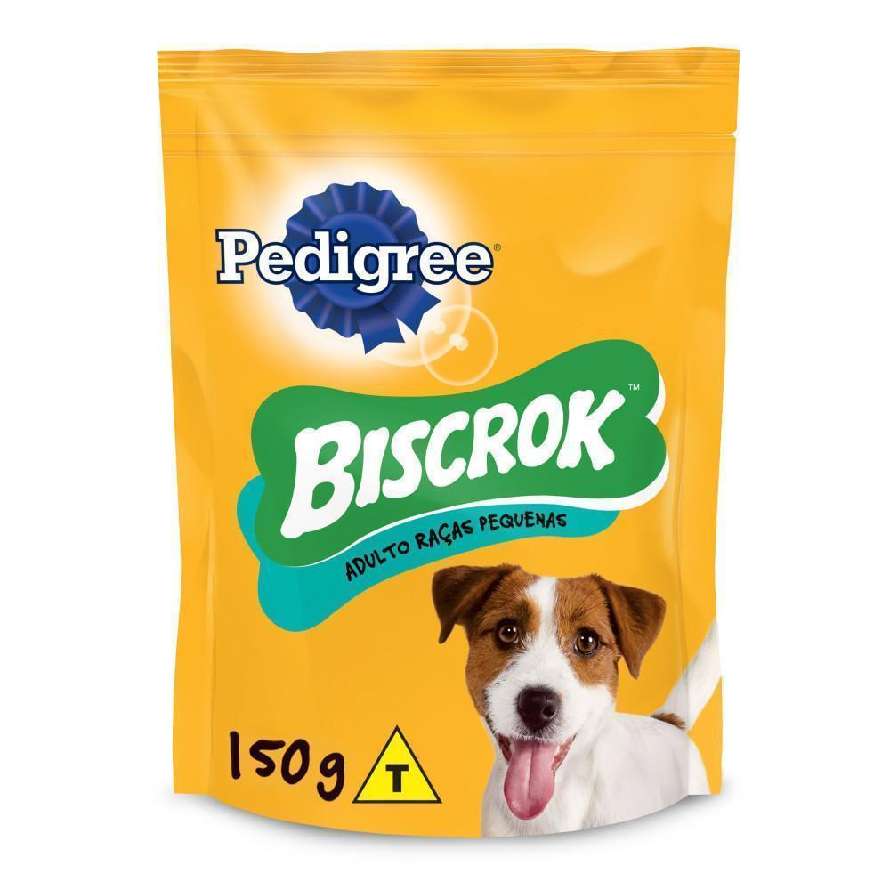 Biscoito Cães Adultos Para Raças Pequenas Pedigree Biscrok 150g