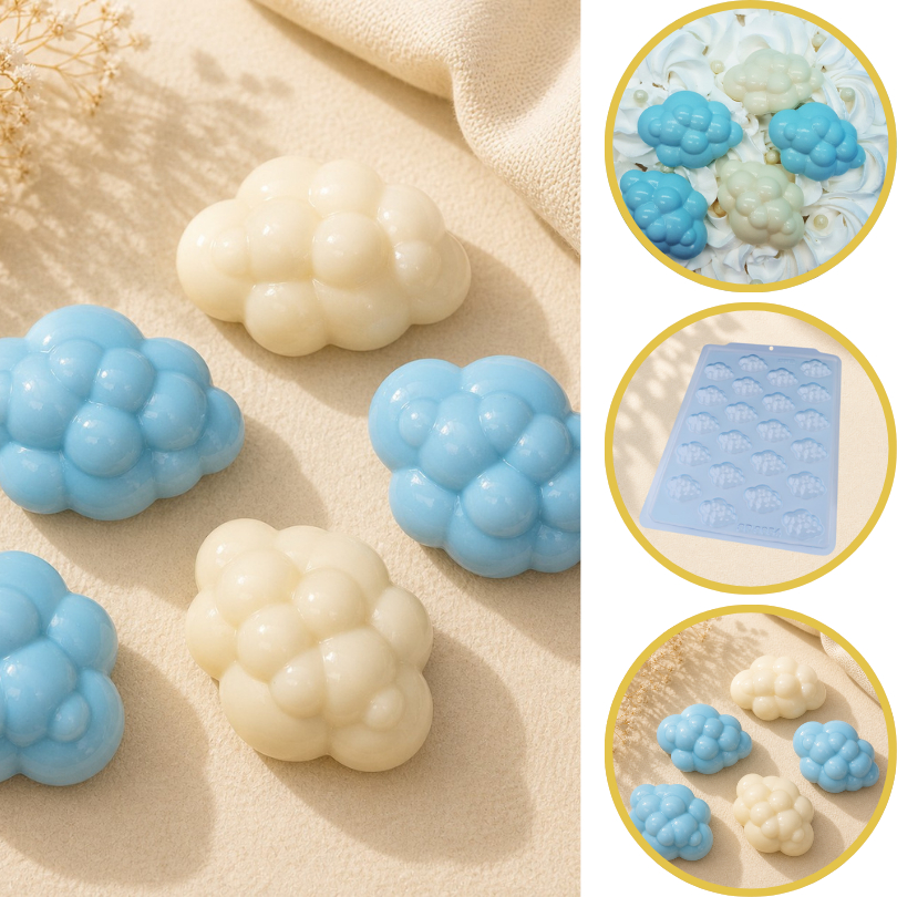 1~5 Forma BWB Simples Semiprofissional, Alto Rendimento Doces Finos Chocolates Cód. 3606 - SP Nuvem (CHOCO)