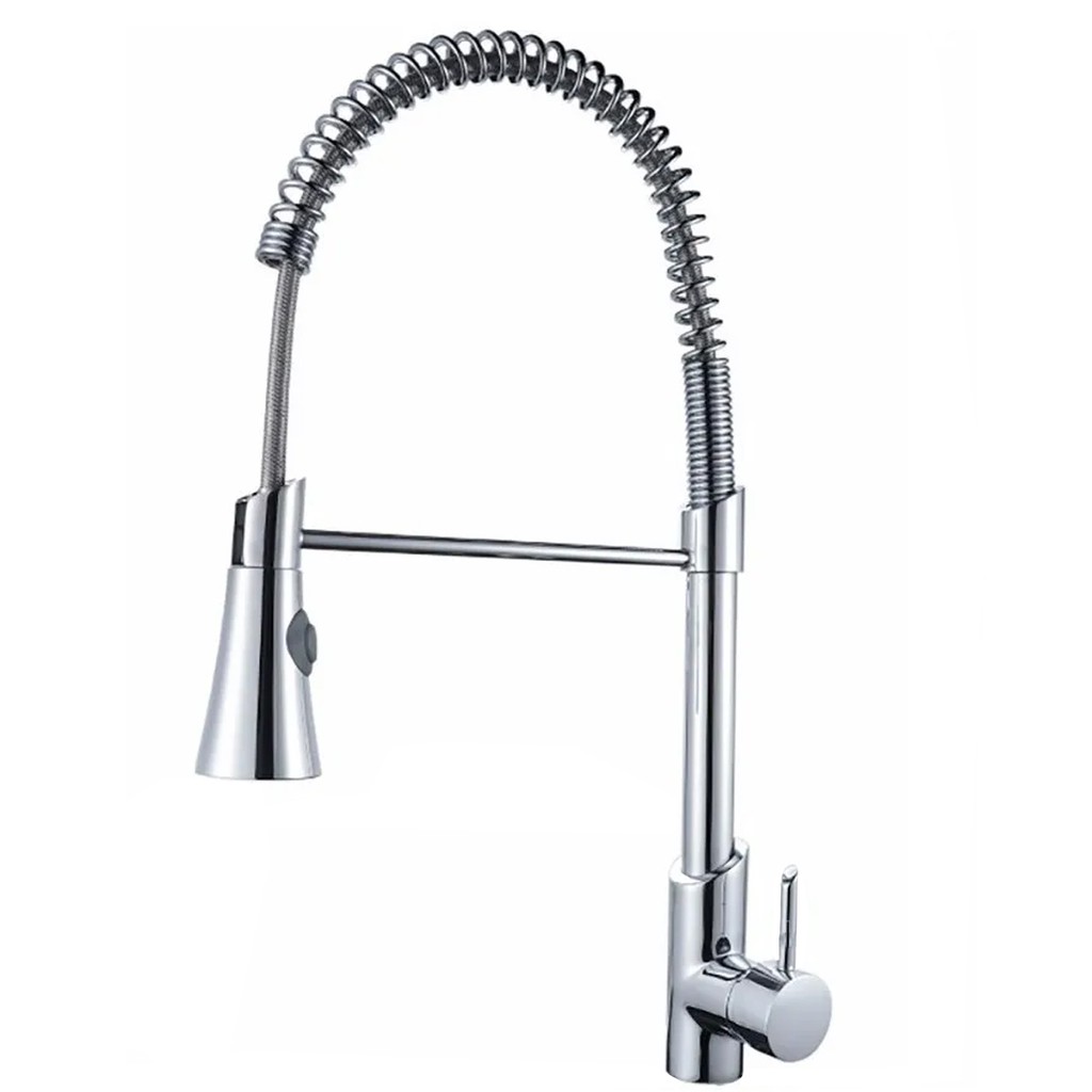 Torneira Gourmet Monocomando Fria Quente Cromada 50cm com Spray GT844 Lorben