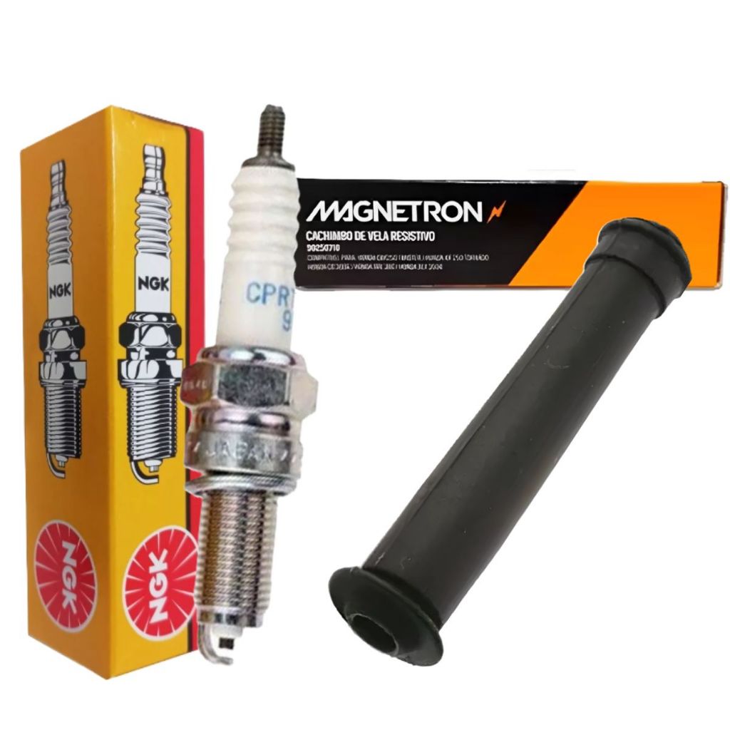 Vela Ngk e Cachimbo Magnetron Xre 300 2009-2012 / Cb 300R Original 2009-2012