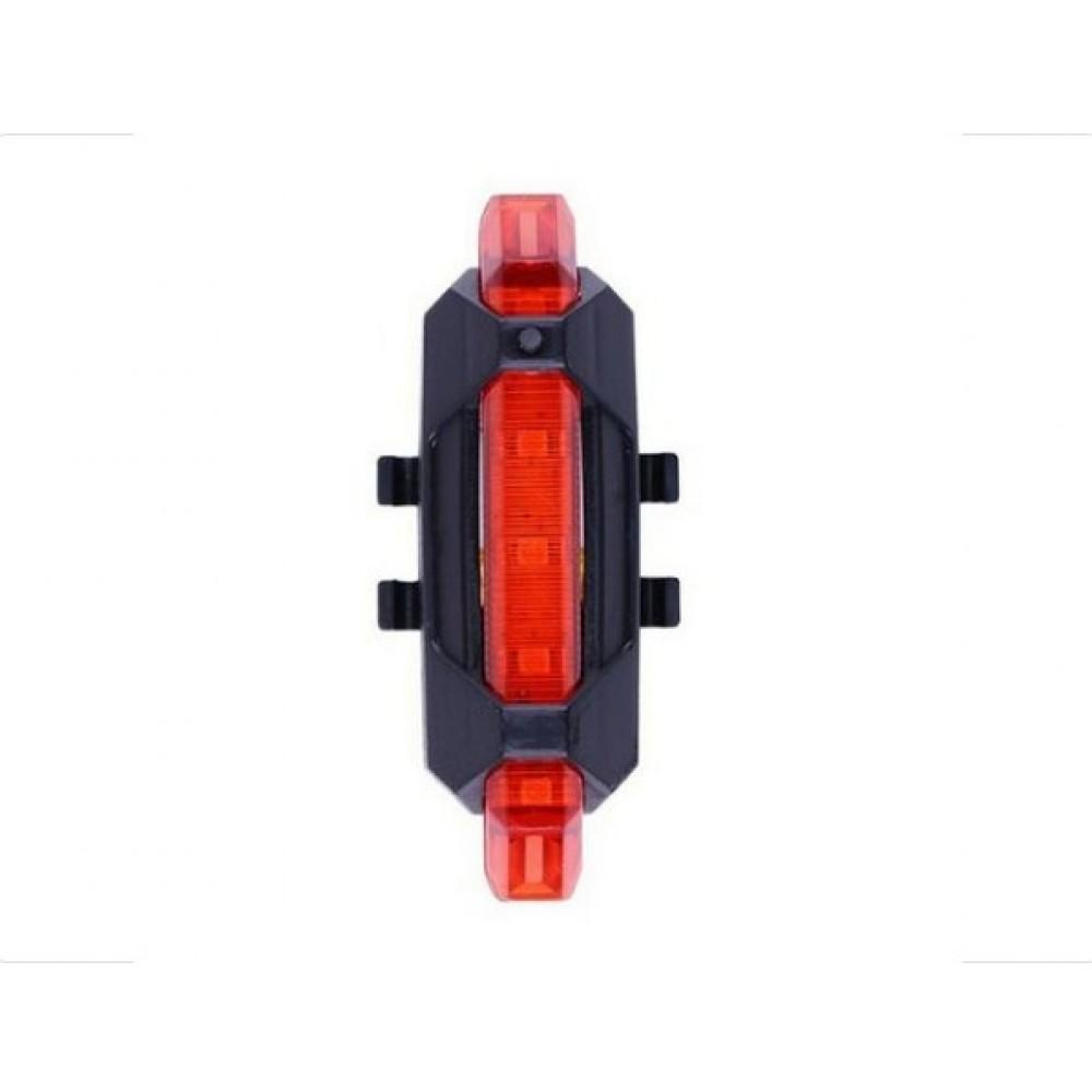 Lanterna Bike Led Recarregável Forte Sinalizador Bicicleta Traseira Forte Ciclista Ciclismo USB 4 Modos Uso