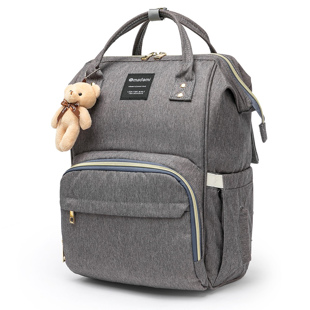 Bolsa Saída Maternidade Mochila Funcional Bebês Madami Bolso Mamadeira